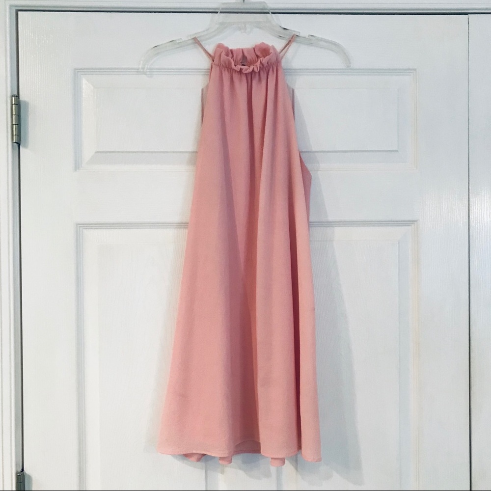 Pink Ruffle Dress